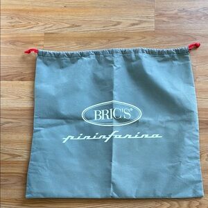 BRIC'S Pininfarina Gray Bag with Red Accents